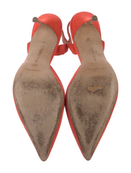 Manolo Blahnik Suede Slingback Pumps