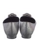 Manolo Blahnik Crystal Embellishments Flats