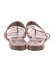 Manolo Blahnik Leather Slides