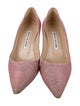 Manolo Blahnik Crystal Embellishments Pumps