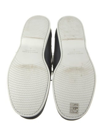 Manolo Blahnik Leather Boat Shoes