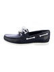 Manolo Blahnik Leather Boat Shoes