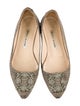 Manolo Blahnik Hangisi Glitter Flats