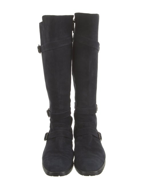 Manolo Blahnik Suede Riding Boots