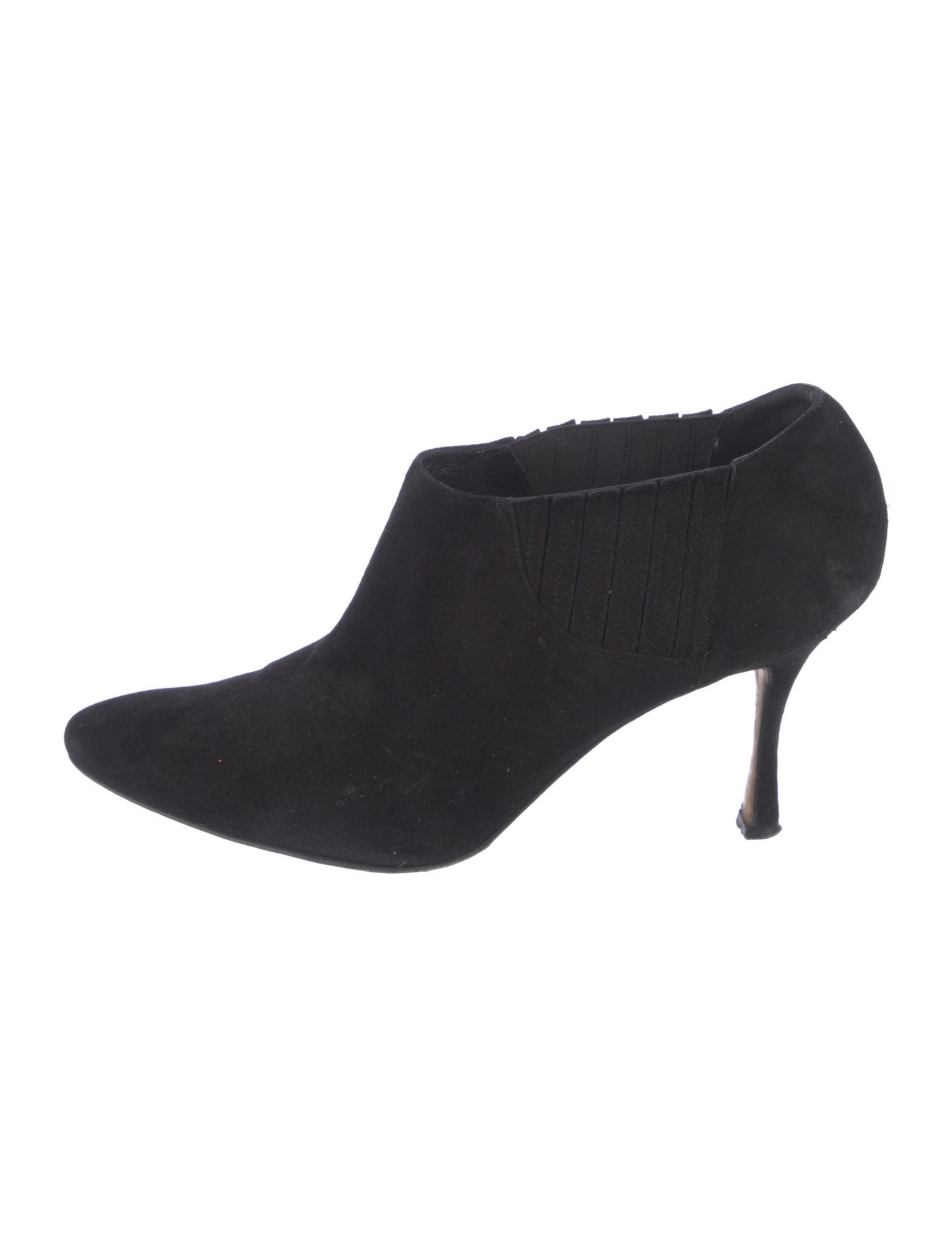 Manolo Blahnik Suede Mules