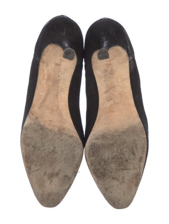 Manolo Blahnik Suede Mules