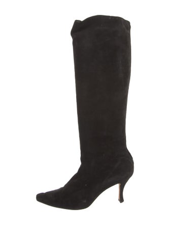 Manolo Blahnik Suede Boots