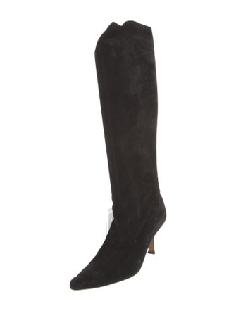 Manolo Blahnik Suede Boots