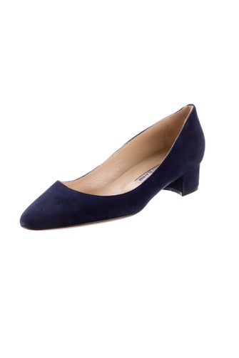 Manolo Blahnik Suede Pumps