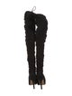Manolo Blahnik Suede Lace-Up Boots