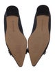 Manolo Blahnik Crystal Embellishments Flats