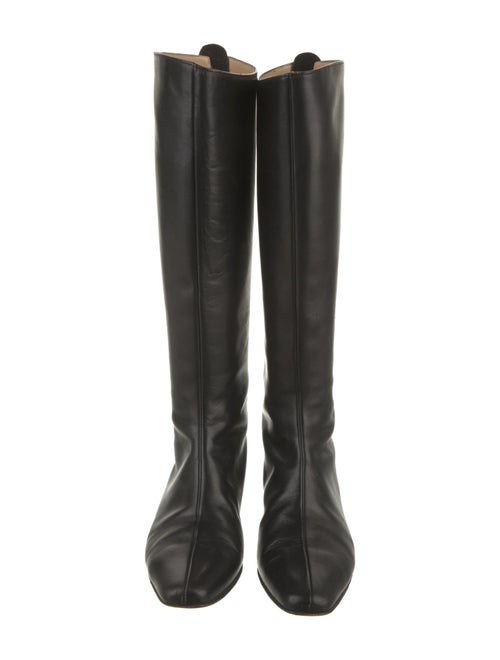 Manolo Blahnik Leather Riding Boots
