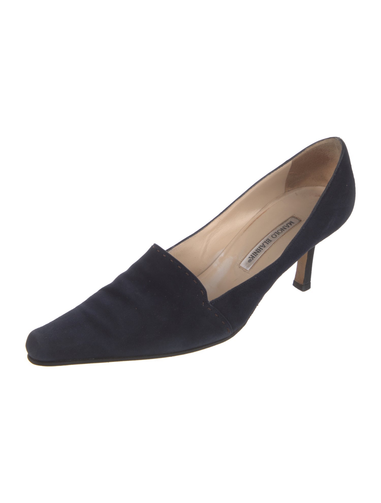 Manolo Blahnik Suede Pumps
