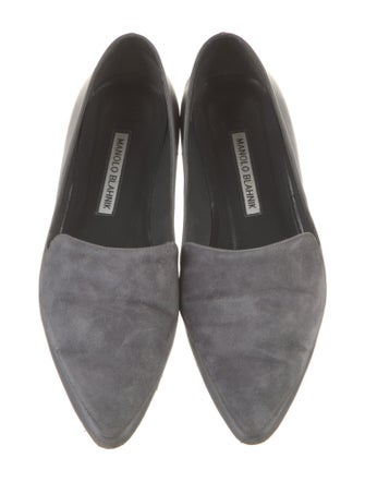 Manolo Blahnik Leather Loafers