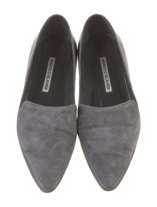 Manolo Blahnik Leather Loafers
