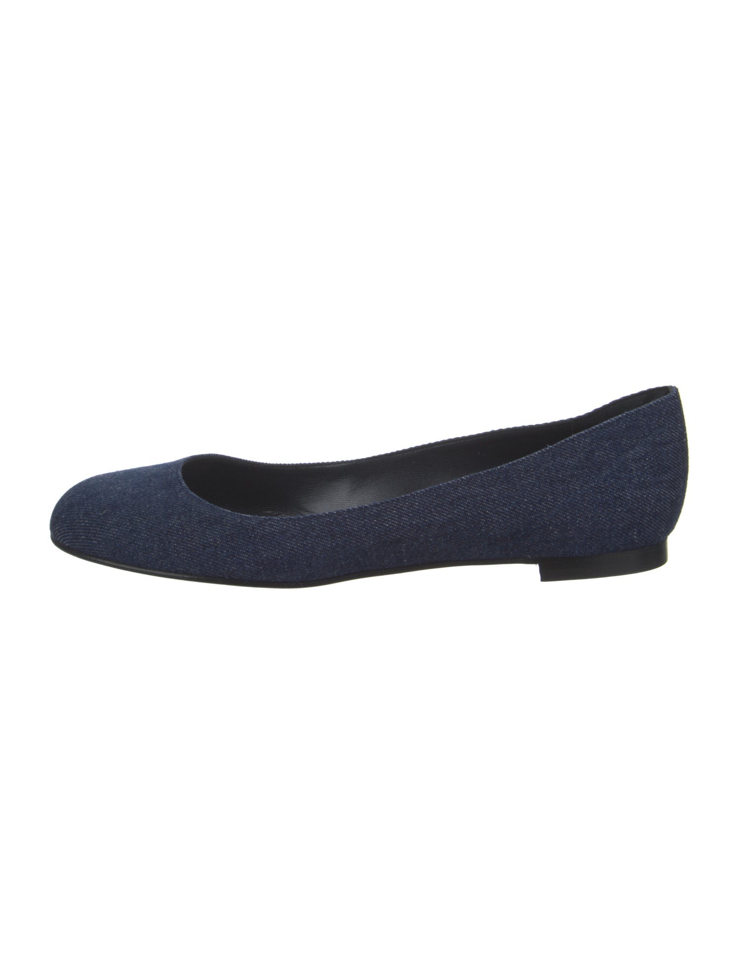 Manolo Blahnik Denim Flats