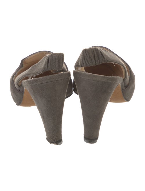 Manolo Blahnik Suede Mules