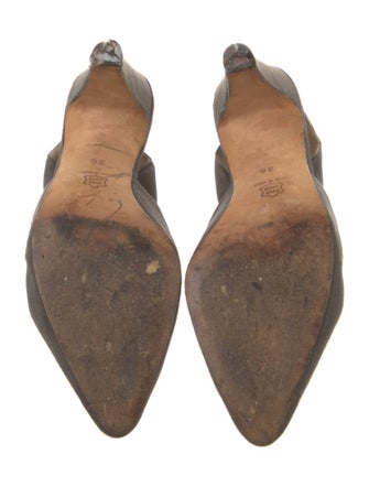 Manolo Blahnik Suede Mules