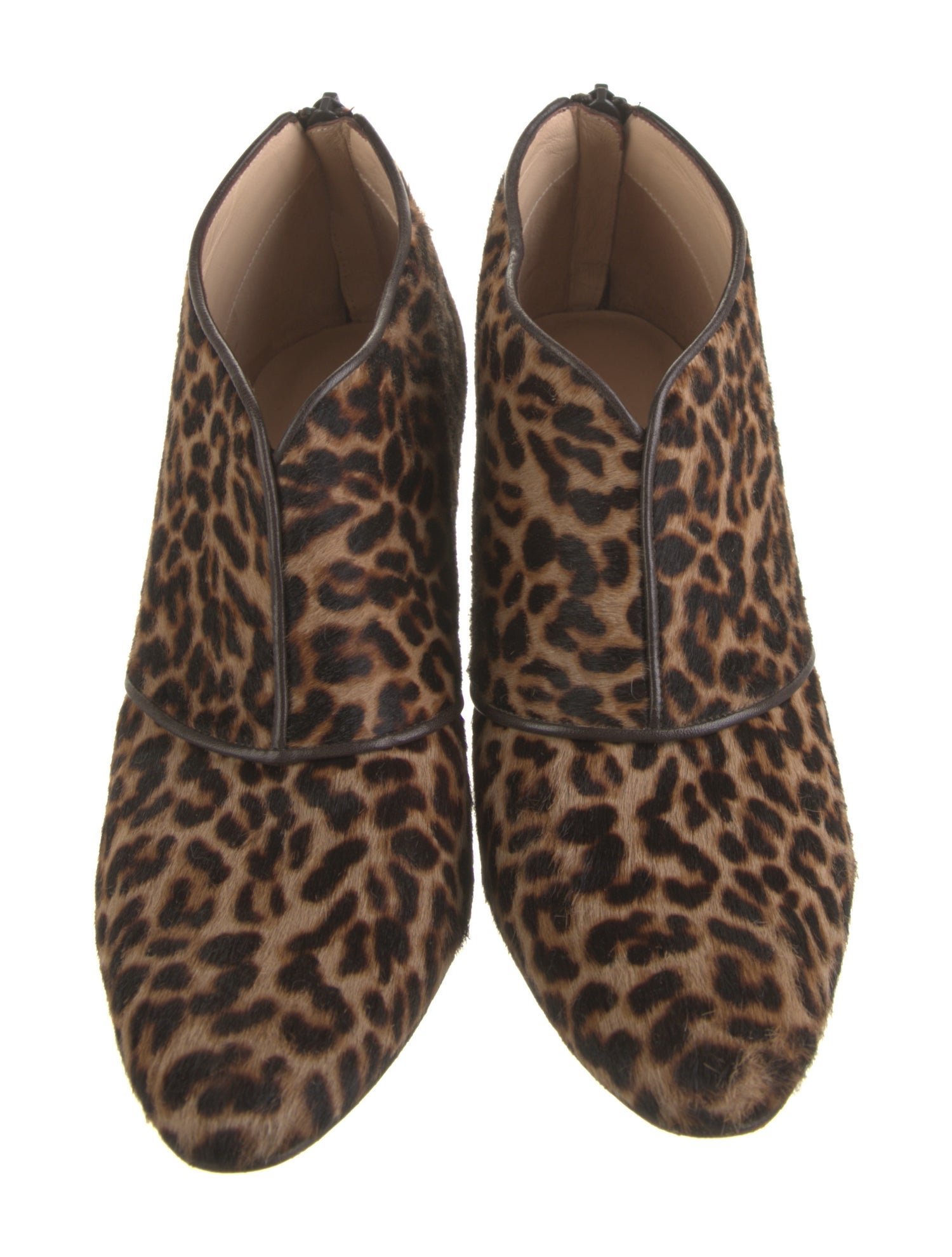 Manolo Blahnik Ponyhair Animal Print Boots