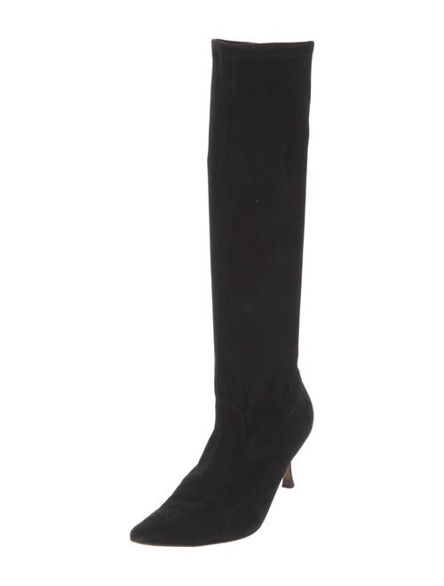 Manolo Blahnik Suede Boots