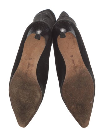 Manolo Blahnik Suede Boots