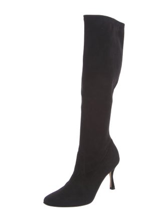 Manolo Blahnik Suede Boots