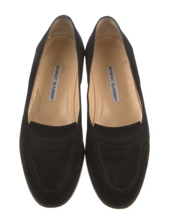 Manolo Blahnik Suede Loafers