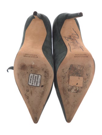 Manolo Blahnik Suede Pumps