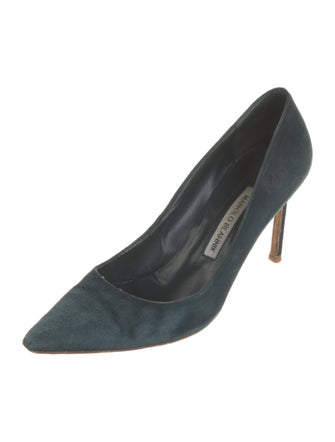 Manolo Blahnik Suede Pumps