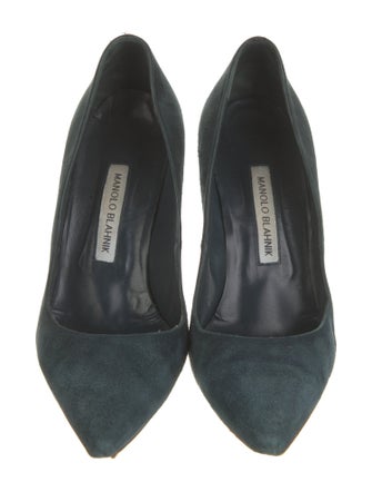 Manolo Blahnik Suede Pumps