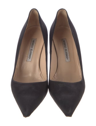 Manolo Blahnik Satin Pumps
