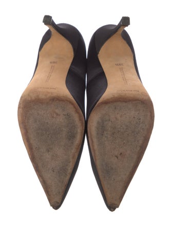 Manolo Blahnik Satin Pumps