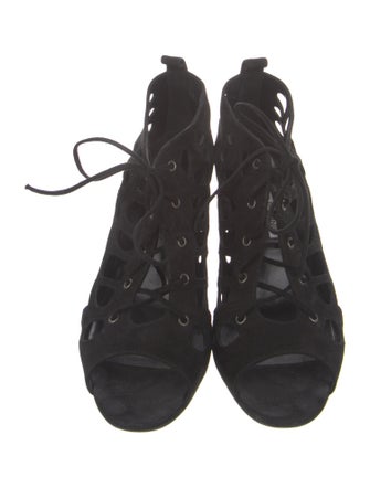 Manolo Blahnik Suede Mules