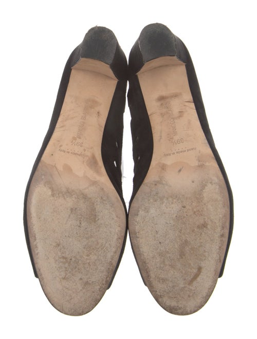 Manolo Blahnik Suede Mules