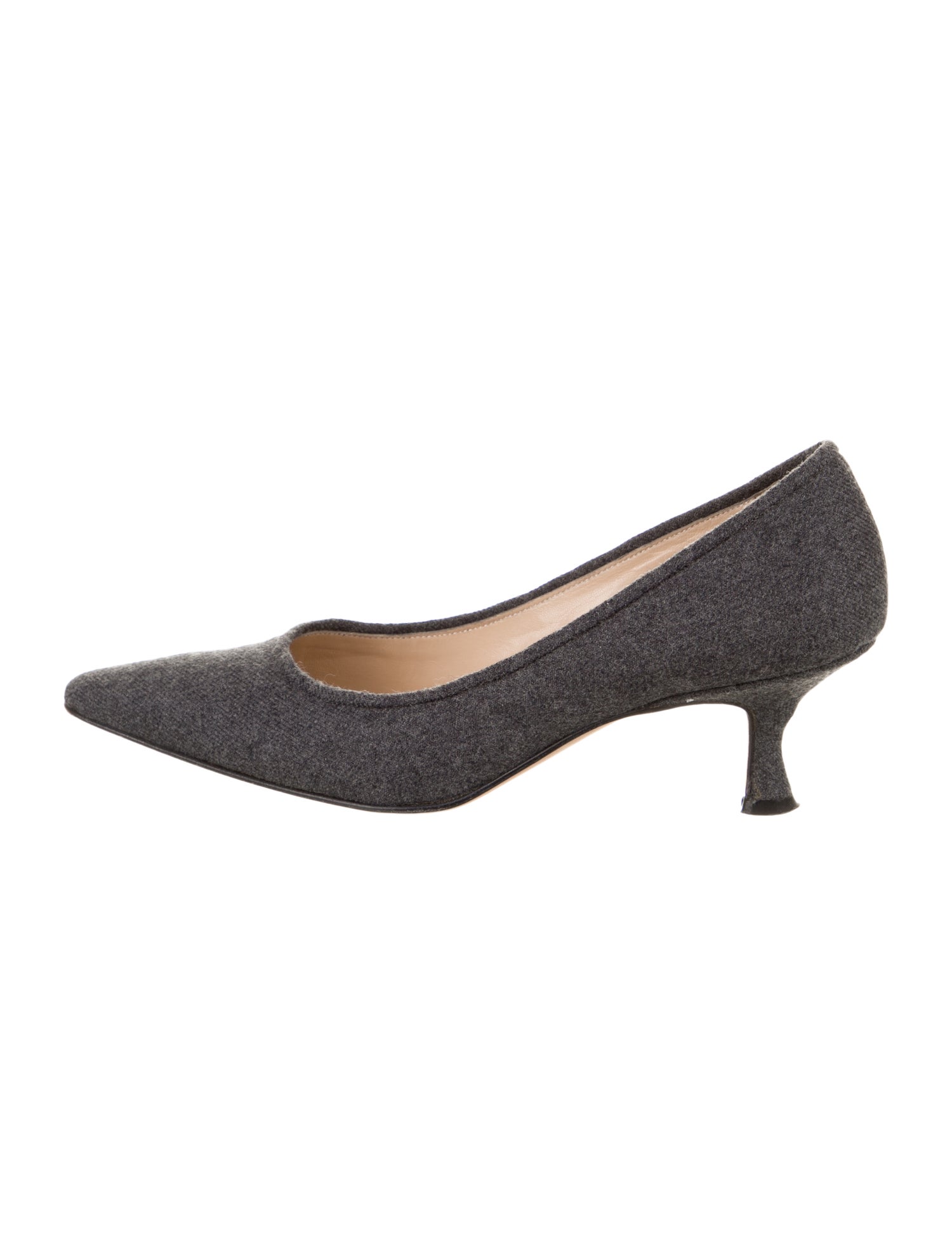 Manolo Blahnik Wool Pumps