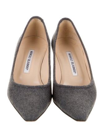 Manolo Blahnik Wool Pumps