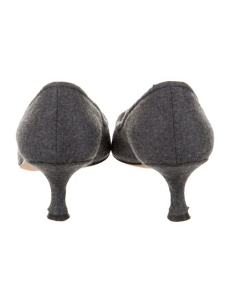 Manolo Blahnik Wool Pumps