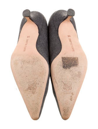 Manolo Blahnik Wool Pumps