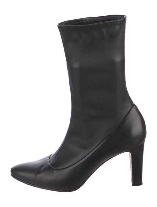 Manolo Blahnik Leather Sock Boots