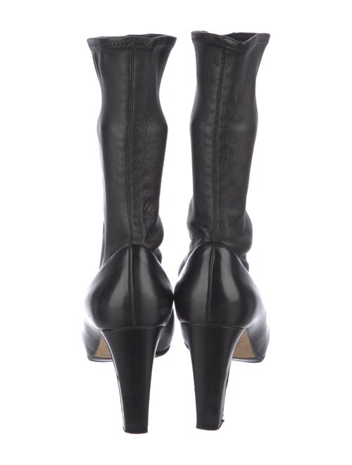 Manolo Blahnik Leather Sock Boots