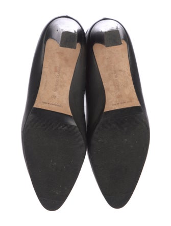 Manolo Blahnik Leather Sock Boots