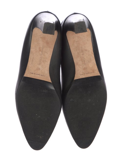 Manolo Blahnik Leather Sock Boots