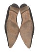 Manolo Blahnik Suede Bow Accents Ballet Flats
