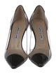 Manolo Blahnik PVC D'Orsay Pumps
