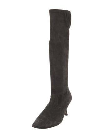 Manolo Blahnik Suede Boots