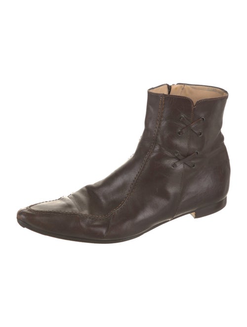 Manolo Blahnik Leather Boots