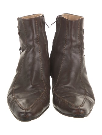 Manolo Blahnik Leather Boots