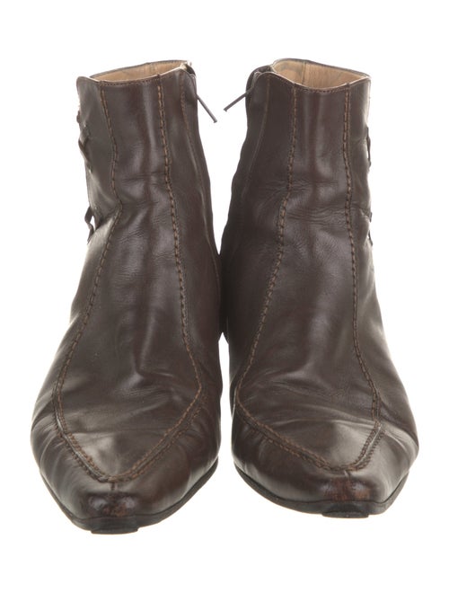 Manolo Blahnik Leather Boots