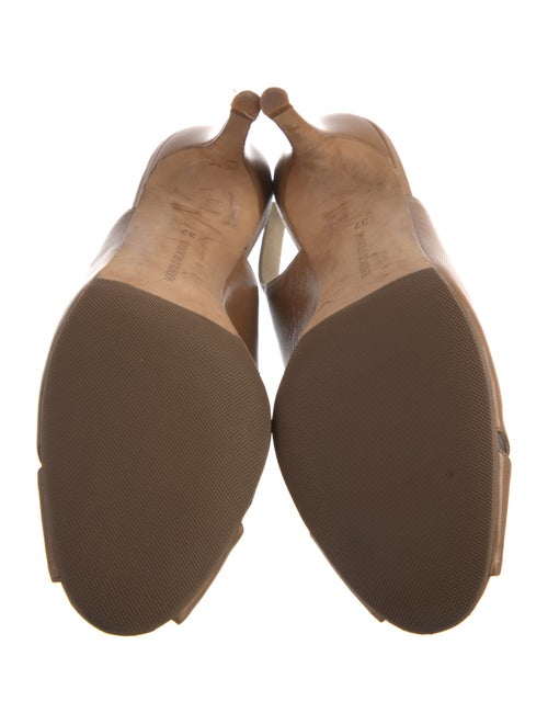 Manolo Blahnik Leather Slingback Sandals