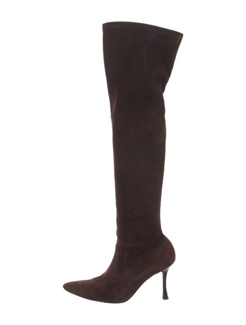 Manolo Blahnik Suede Boots
